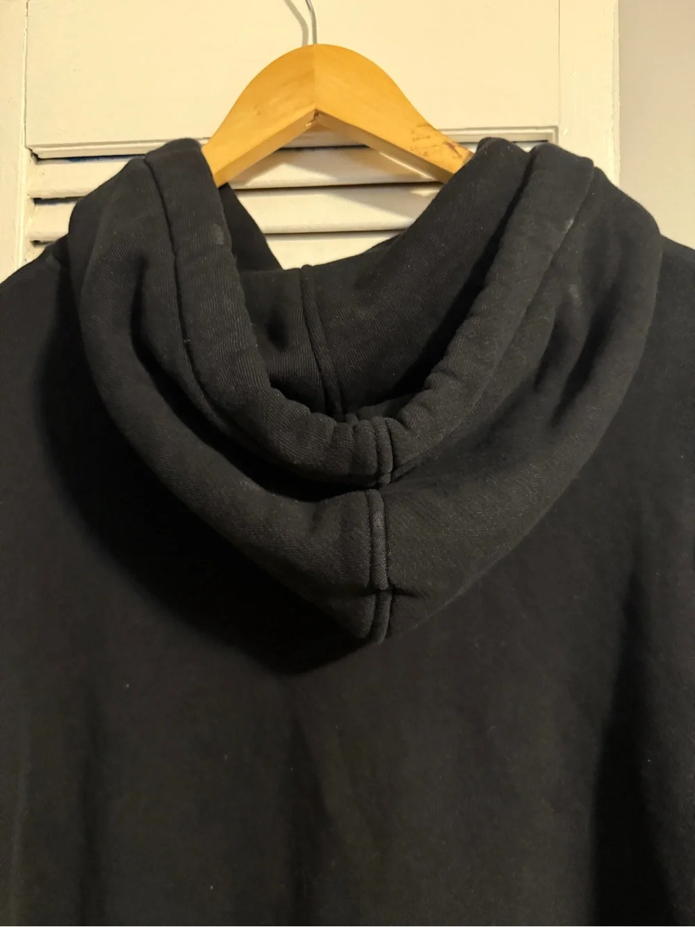 Gucci Black Hoodie with Yellow Logo and Green-Red Web Stripe